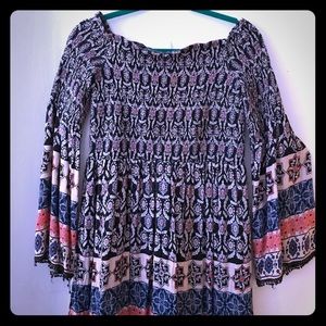 Xhilaration off shoulder dress